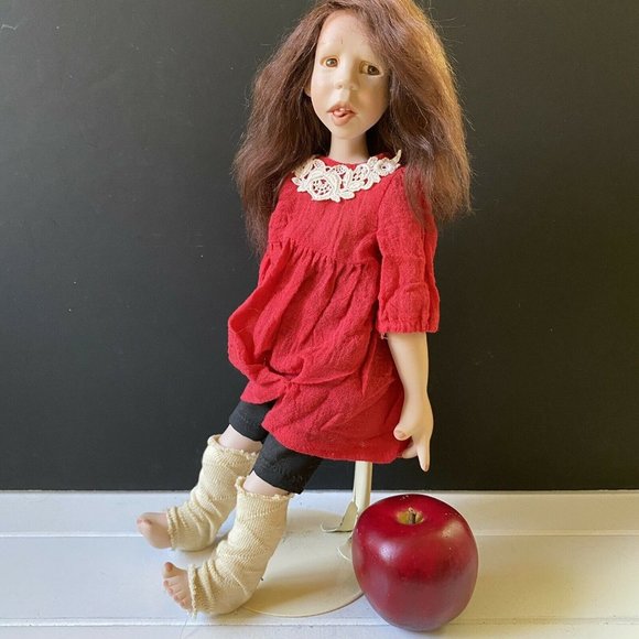 Ugly Scary Doll Sandi McAslan Porcelain 15" Tall, Ltd Edition 1995 #12/75 - Picture 1 of 9